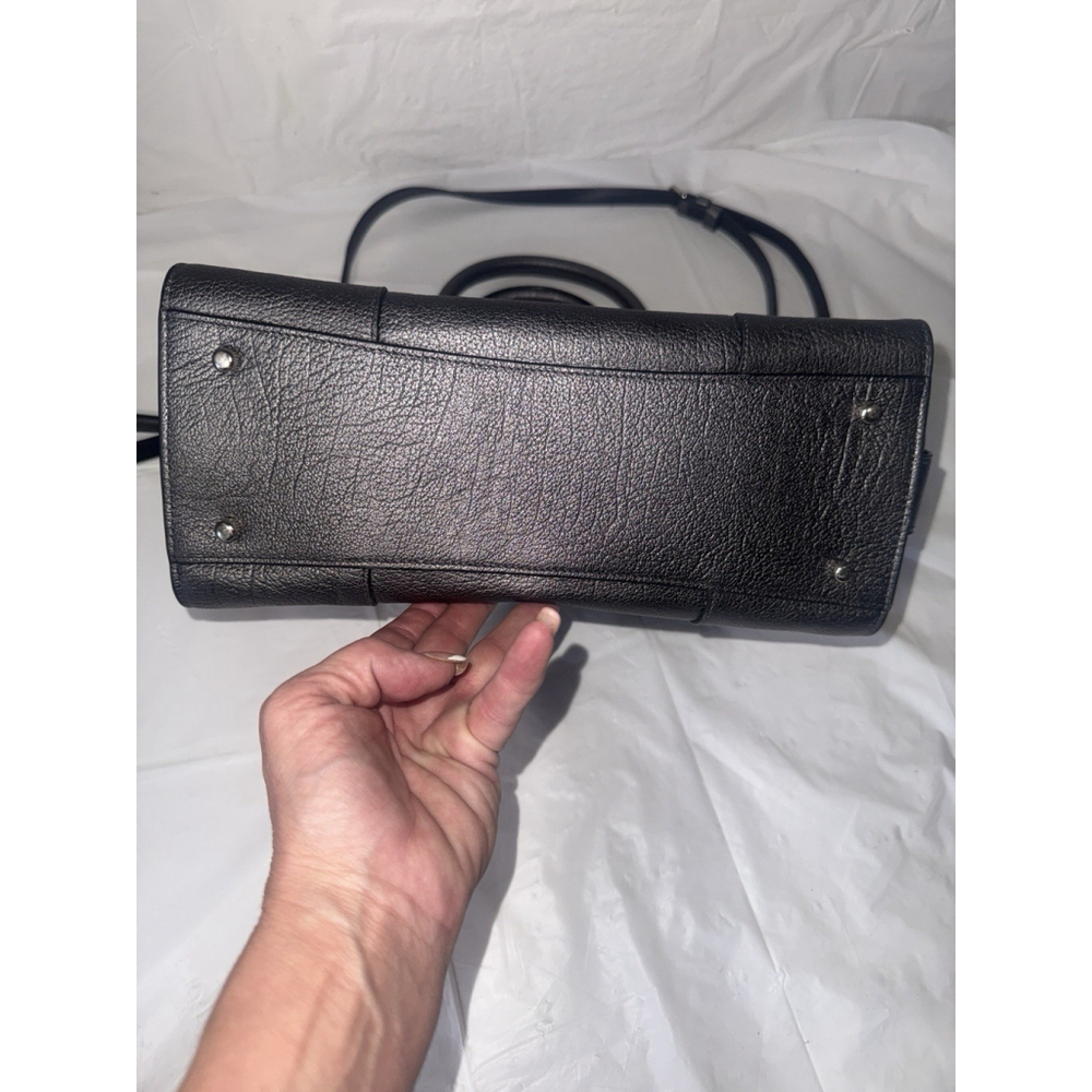 Coach Black Leather Tote Bag - Picture 6 of 14